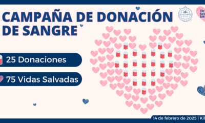 Campaña De Donación De Sangre De San Valentin 2025, The Carlson Law Firm Recolectó Suficiente Sangre Para Salvar Hasta 75 Personas En Killeen Y Bell County Con La Colaboración De La Unidad Móvil De Baylor, Scott & White Blood Center De Temple